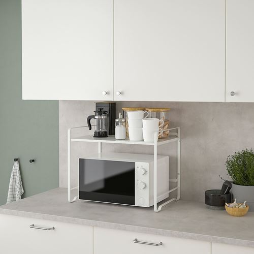 IKEA - AVSTEG, counter top organizer, white, 54x36 cm