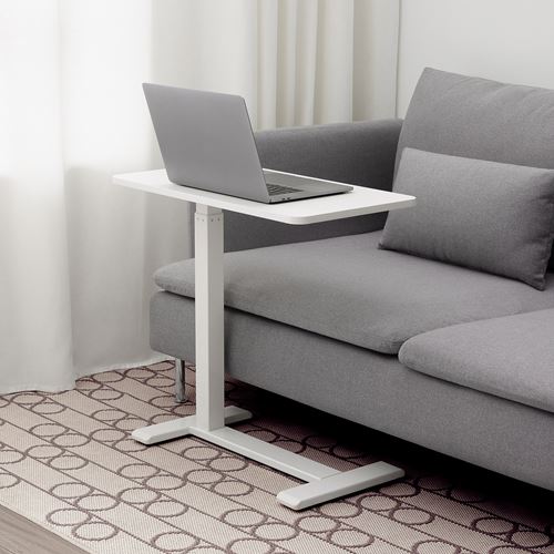 IKEA - BOLLSIDAN, laptop masası, beyaz, 68x36 cm