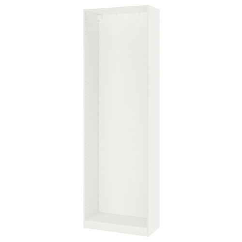 IKEA - PAX, wardrobe frame, white, 75x35x236 cm