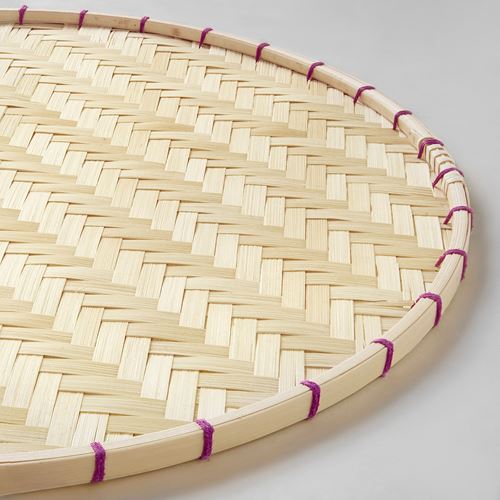 IKEA - SOMMARFLOX, place mat, handmade-bamboo, 35 cm