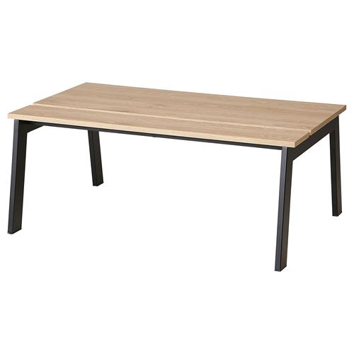 IKEA - LJUNGSBRO, coffee table, black-oak effect, 104x70 cm