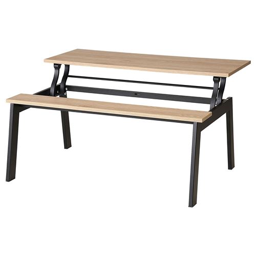IKEA - LJUNGSBRO, coffee table, black-oak effect, 104x70 cm