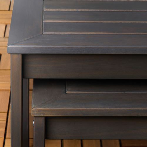 IKEA - ÖRSKAR, bahçe sehpası, koyu gri