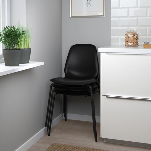 IKEA - LIDAS/SEFAST, chair, black