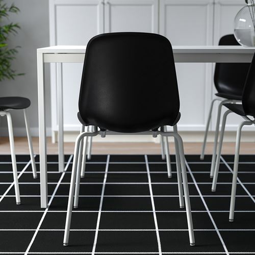 IKEA - LIDAS/SEFAST, chair, black-white