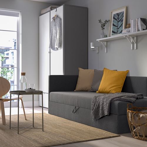 IKEA - OTEREN, divan, gri, 90x200 cm