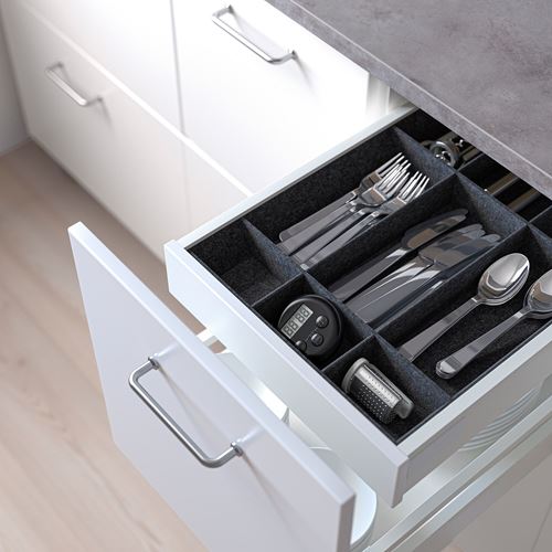 IKEA - UPPDATERA, drawer organizer, grey, 40 cm