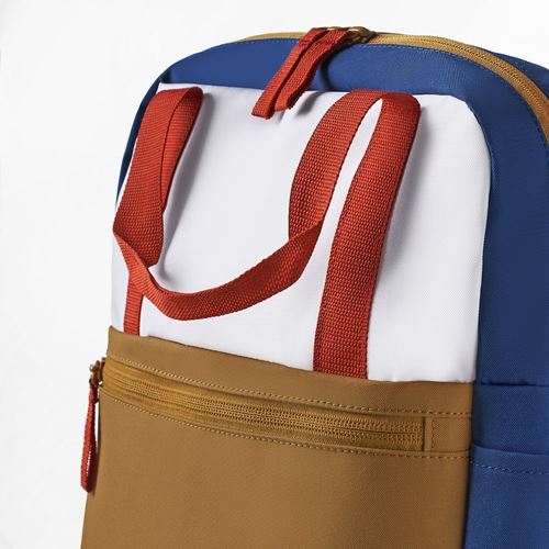 IKEA - STARTTID, backpack, blue-yellow, 12 l