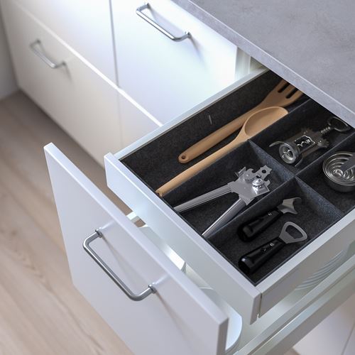 IKEA - UPPDATERA, drawer organizer, grey, 40 cm