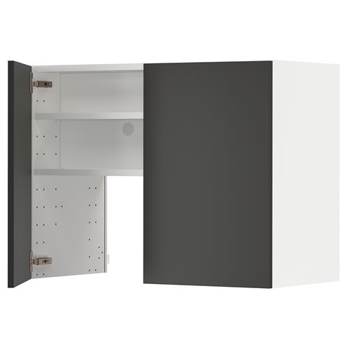 IKEA - METOD, extractor cabinet, NICKEBO matte anthracite, 80x60 cm