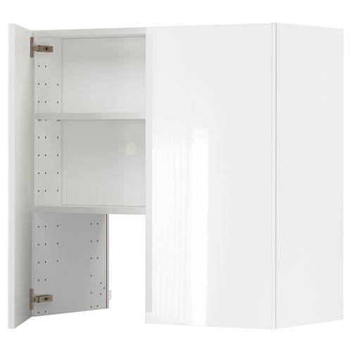 IKEA - METOD, extractor cabinet, RINGHULT white, 80x80 cm