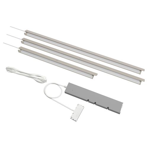 IKEA - ÖVERSIDAN/TRADFRI, aydınlatma seti, bej