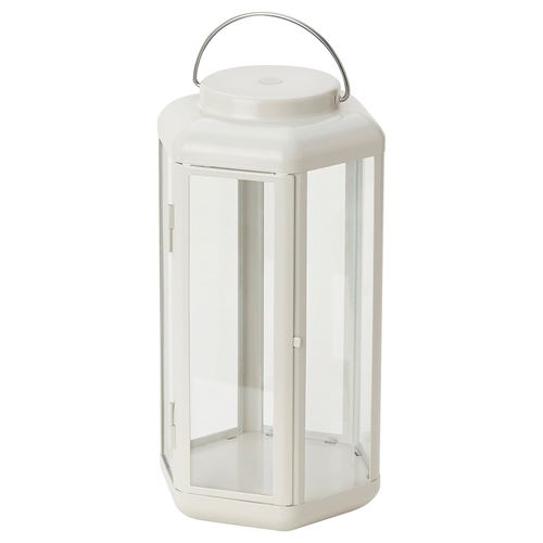 IKEA - SOMMARLANKE, LED'li fener, bej, 28 cm