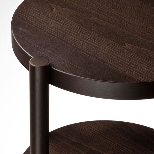 IKEA - LISTERBY, side table, dark brown, 50 cm