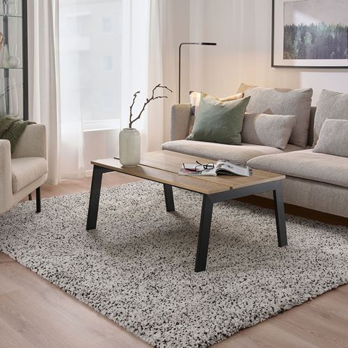 IKEA - LJUNGSBRO, coffee table, black-oak effect, 104x70 cm
