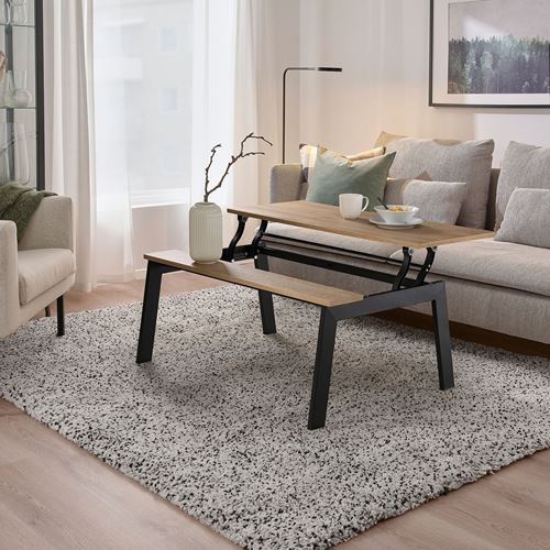 IKEA - LJUNGSBRO, coffee table, black-oak effect, 104x70 cm