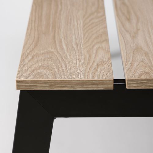 IKEA - LJUNGSBRO, coffee table, black-oak effect, 104x70 cm