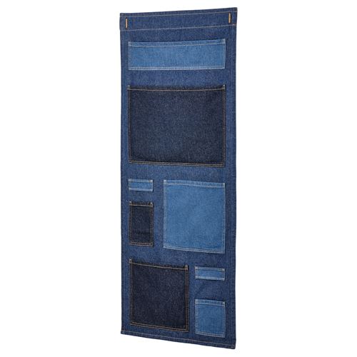 IKEA - MAVINN, hanging organizer, blue, 45x110 cm