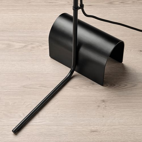 IKEA - HARSLINGA, floor/reading lamp, black