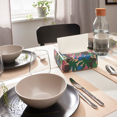 IKEA - PALPFJARIL, peçete, desenli-çok renkli, 16x32 cm