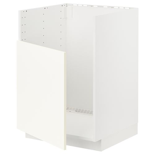 IKEA - METOD, sink cabinet, VALLSTENA white, 60x60 cm