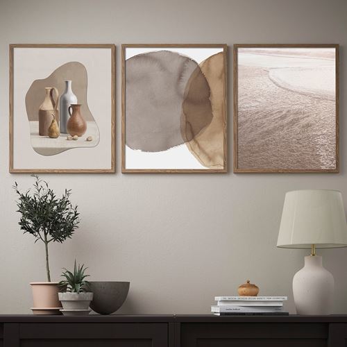 IKEA - BILD, poster, kahverengi, 40x50 cm