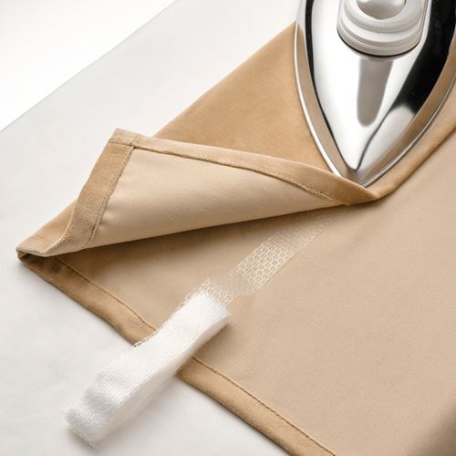 IKEA - SANELA, fon perde/2 kanat, bej, 140x300 cm