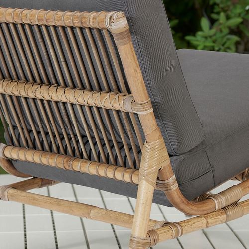 IKEA - TVARÖ, 3-seat garden sofa, brown