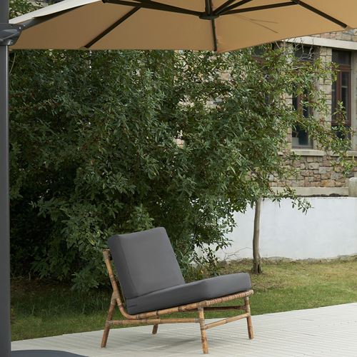 IKEA - TVARÖ, garden armchair, brown