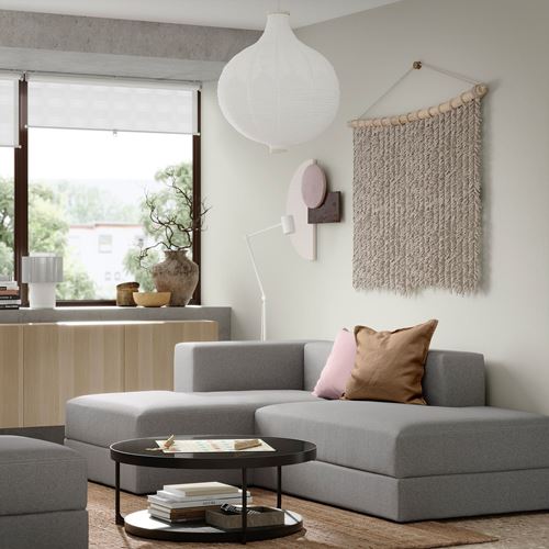 IKEA - JATTEBO, corner sofa, tonerud grey