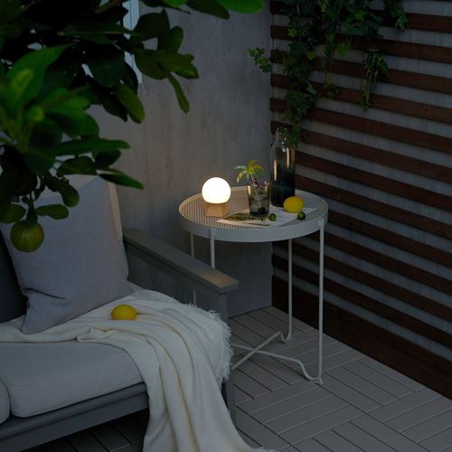 IKEA - SOMMARLANKE, LED'li dekoratif aydınlatma, sarı, 13 cm