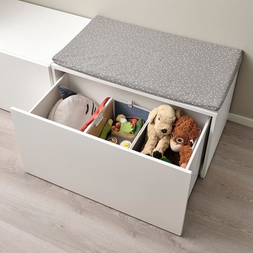 IKEA - BARNDRÖM, box, beige, 26x37x26 cm