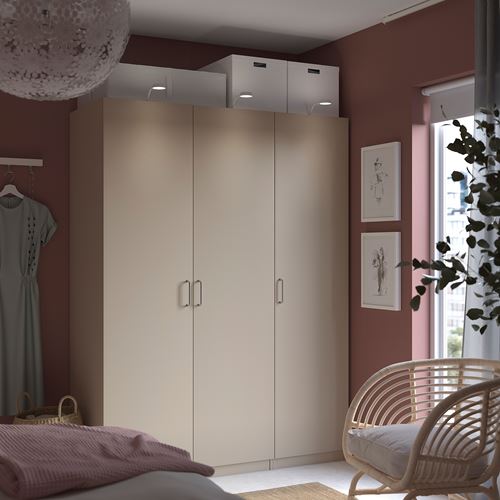 IKEA - PAX/FORSAND, PAX wardrobe, beige, 150x60x201 cm