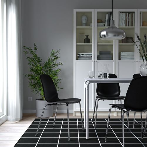 IKEA - LIDAS/SEFAST, chair, black/chrome-plated