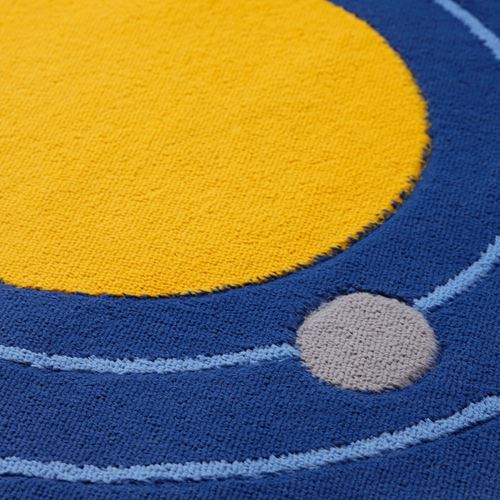 IKEA - AFTONSPARV, kids rug, blue, 133 cm