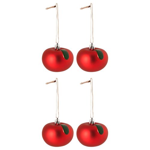 IKEA - VINTERFINT, tree ornament, red, 6 cm