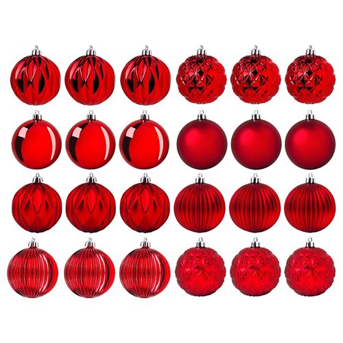 IKEA - VINTERFINT, tree ornament, red, 8 cm