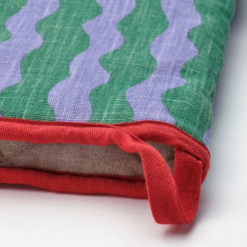IKEA - TABBERAS, oven glove, green/liliac