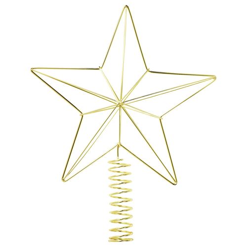 IKEA - VINTERFINT, tree ornament, golden colour, 25 cm