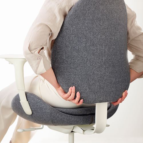 IKEA - HATTEFJALL, office chair, Gunnared medium grey