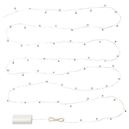 IKEA - STRALA, lighting chain, off white, 5.5 m