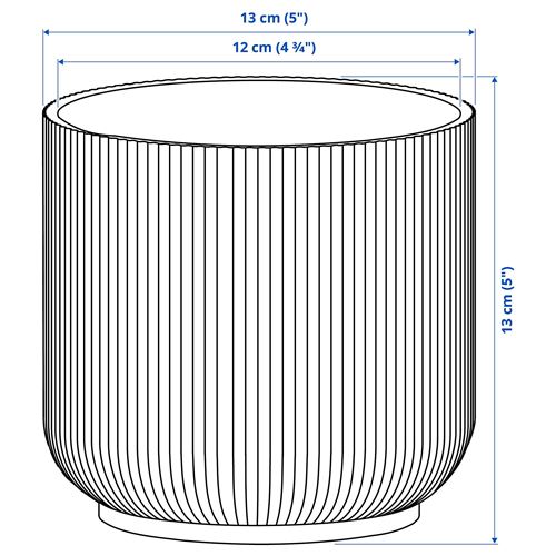 IKEA - GRADVIS, stoneware plant pot, pink, 12 cm