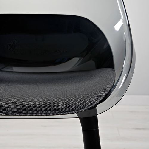 IKEA - BALTSAR, plastic chair, black