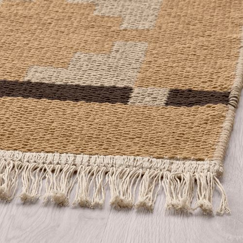 IKEA - TELEGRAFLINJE, large rug, yellow-beige, 170x240 cm