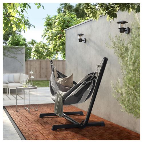 IKEA - BOCKÖN, hammock stand, black, 308x100x123 cm