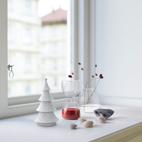 IKEA - STRALA, LED'li dekoratif aydınlatma, beyaz, 18 cm