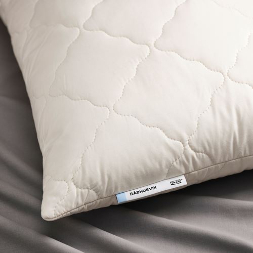 IKEA - RADHUSVIN, low pillow, off white, 50x60 cm