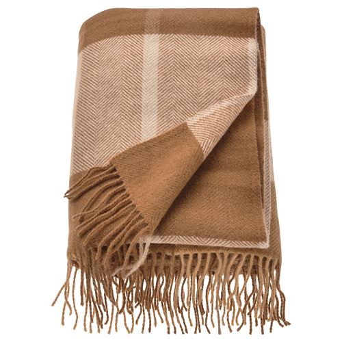 IKEA - MYRULL, throw, light brown, 130x170 cm