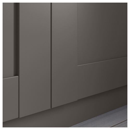 IKEA - BERGSBO, wardrobe door, dark grey, 50x229 cm