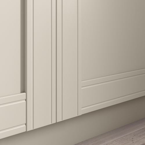 IKEA - PAX/FLISBERGET, PAX corner wardrobe, white-lighr beige, 160/88x236 cm